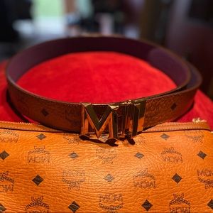 🧡Reversible MCM Belt💜